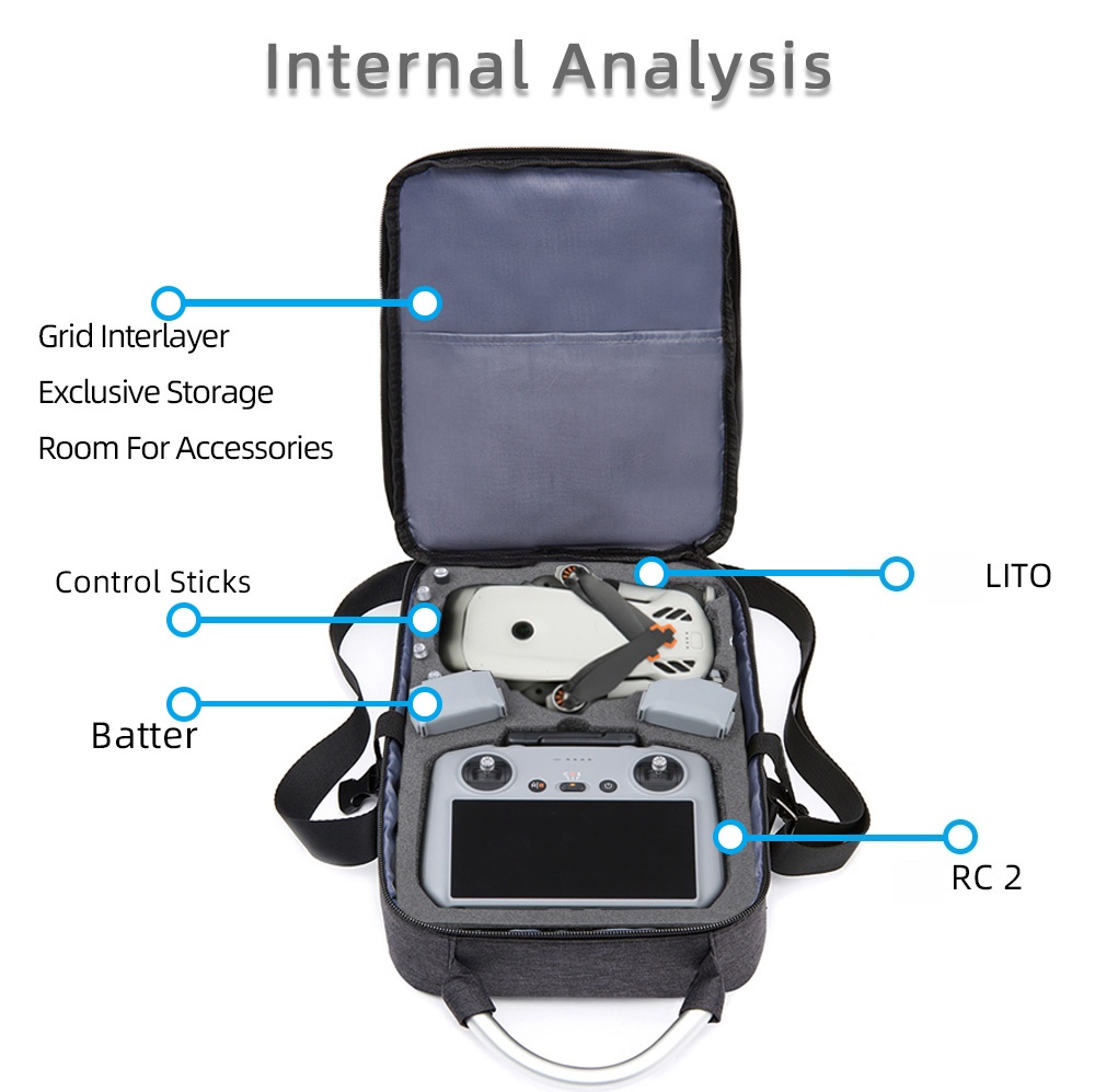 Rc Helicopter Bag - Защитная сумка для DJI Lito X1/Lito1