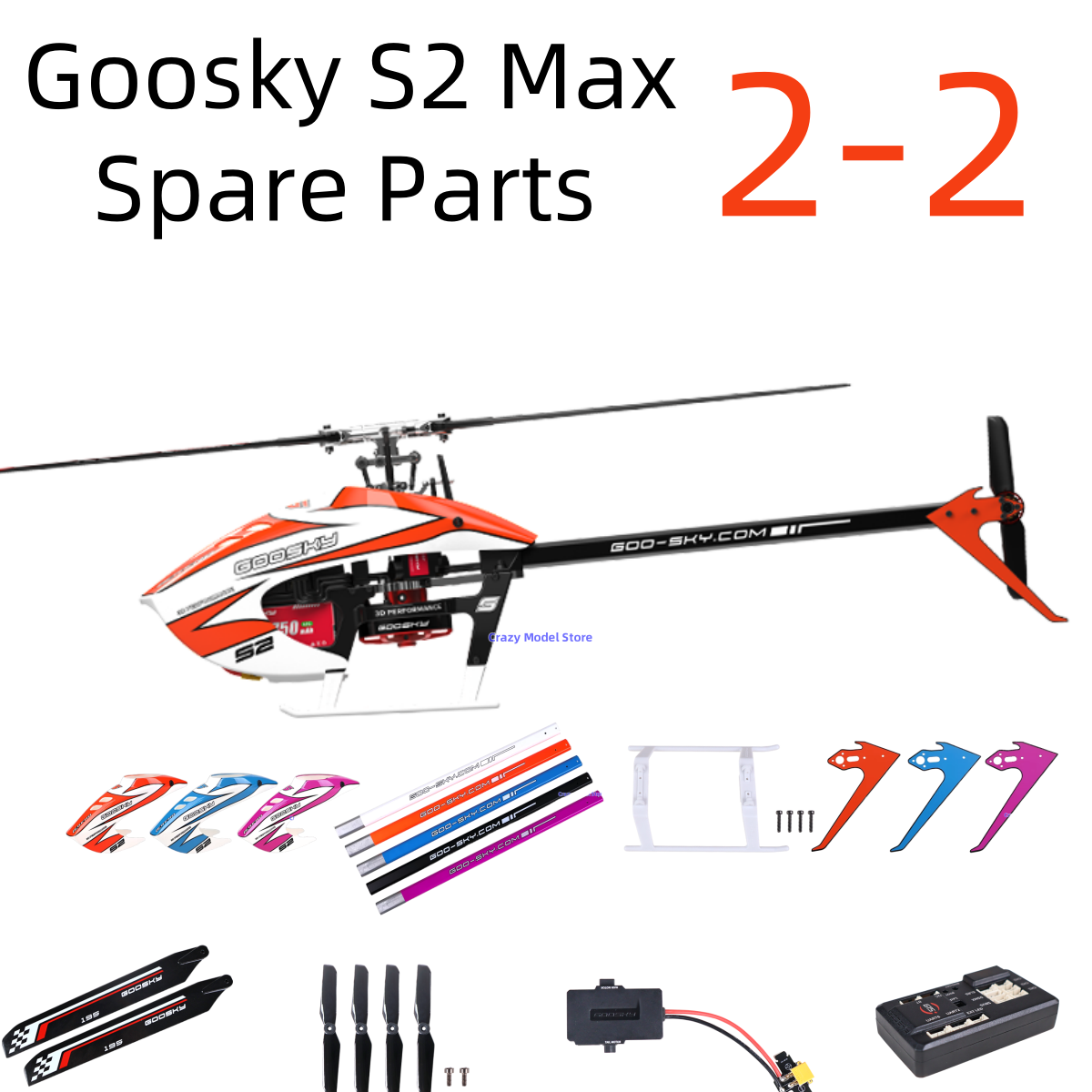 Rc Helicopter Bag - В наличии Goosky S2 Max BE