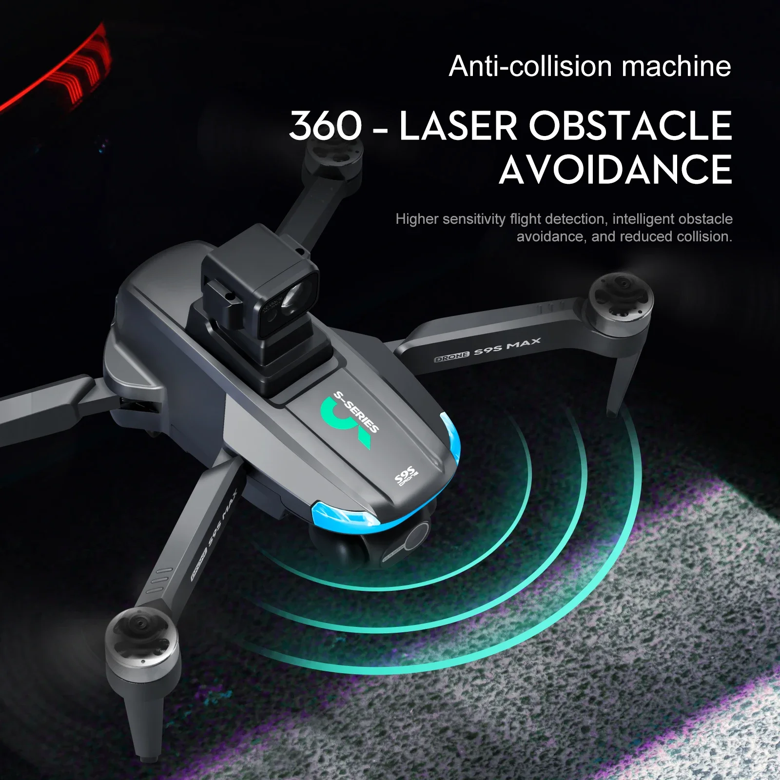 НОВЫЙ S9S MAX MINI Drone 4K 2- – обзор и цена Rc Helicopter Case