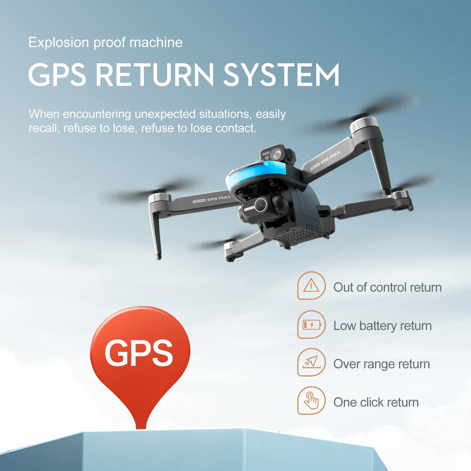 НОВЫЙ S9S MAX MINI Drone 4K 2- – обзор и цена Rc Helicopter Case