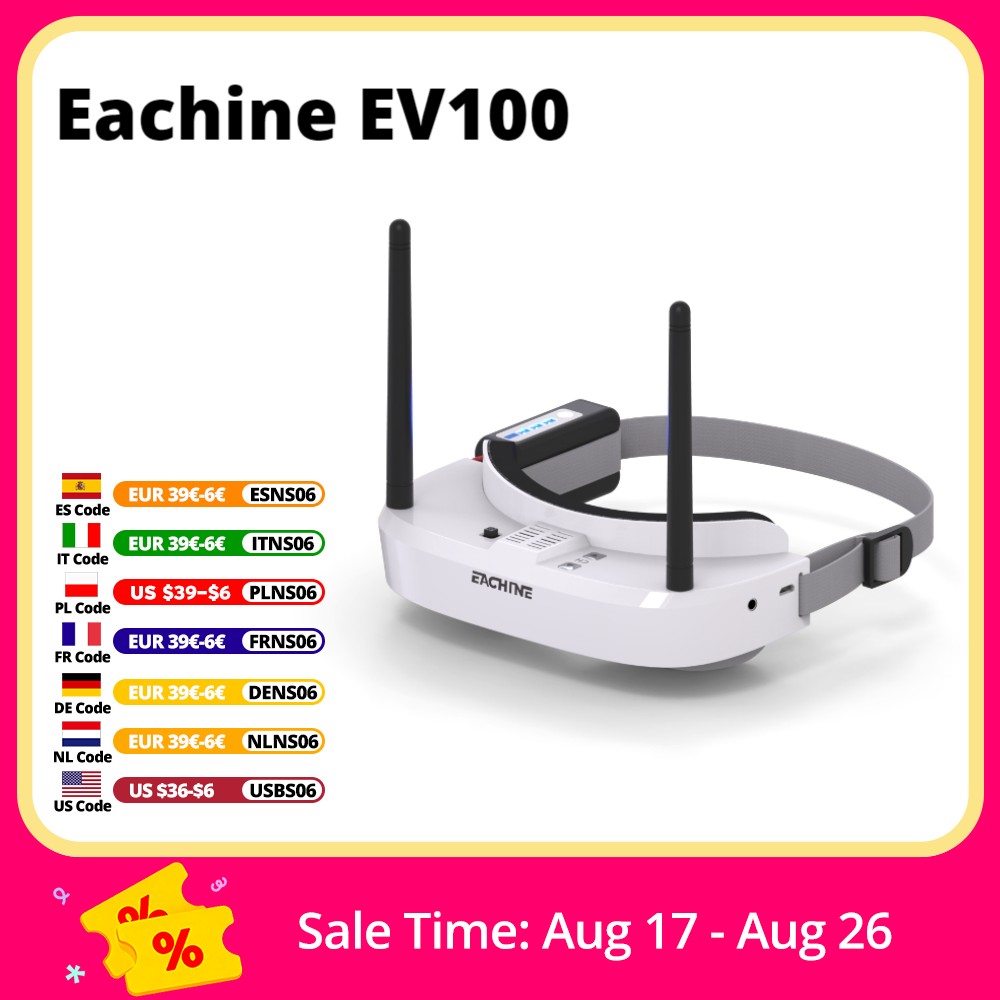 Eachine EV100 720*540 5,8G 72C – обзор и цена Rc Helicopter Case